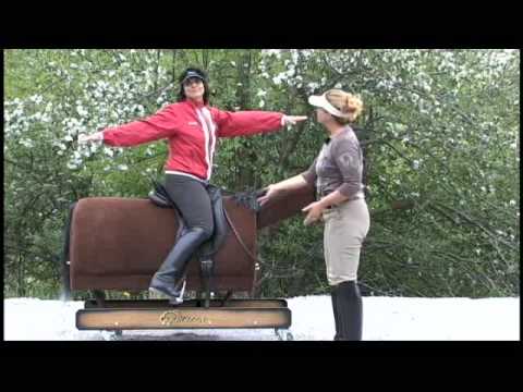 Ruth Poulsen Gives Jane Savoie Dressage Position T...