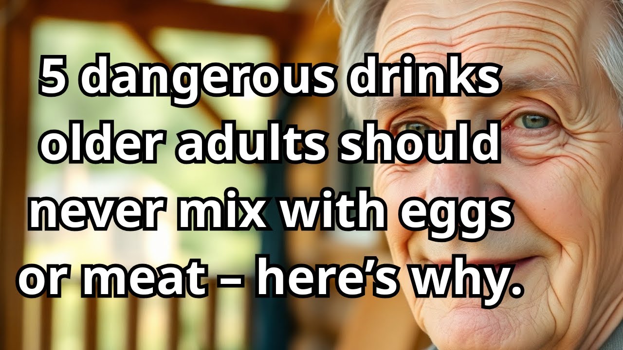 5 Harmful Drinks Seniors Must Never Mix with Eggs or Meat [Elderly Health Alert]