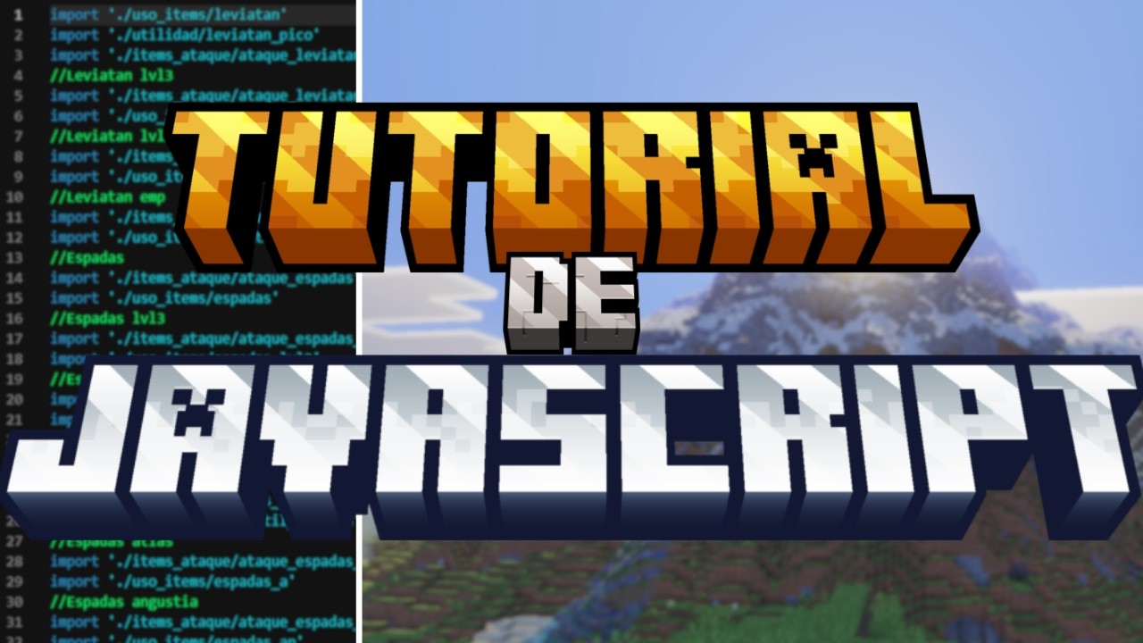 Introducción a JAVASCRIPT en Minecraft Bedrock Explicada
