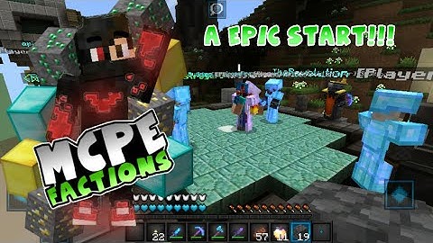 [MCPE]FACTIONS Server Let