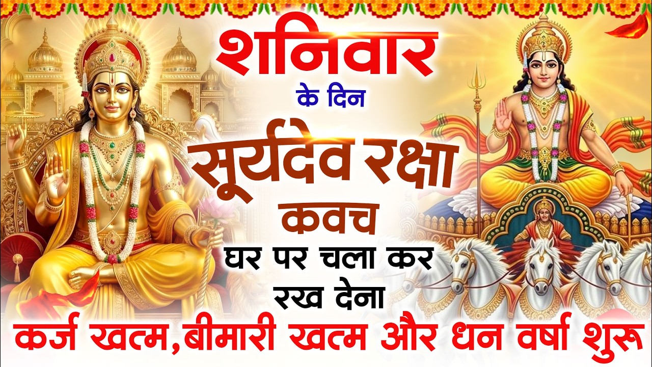 शनिवार के दिन घर पर चलाकर रख देना सूर्यदेव कवच होगा कर्ज खत्म बीमारी खत्म धनवर्षा शुरू#suryadekavach