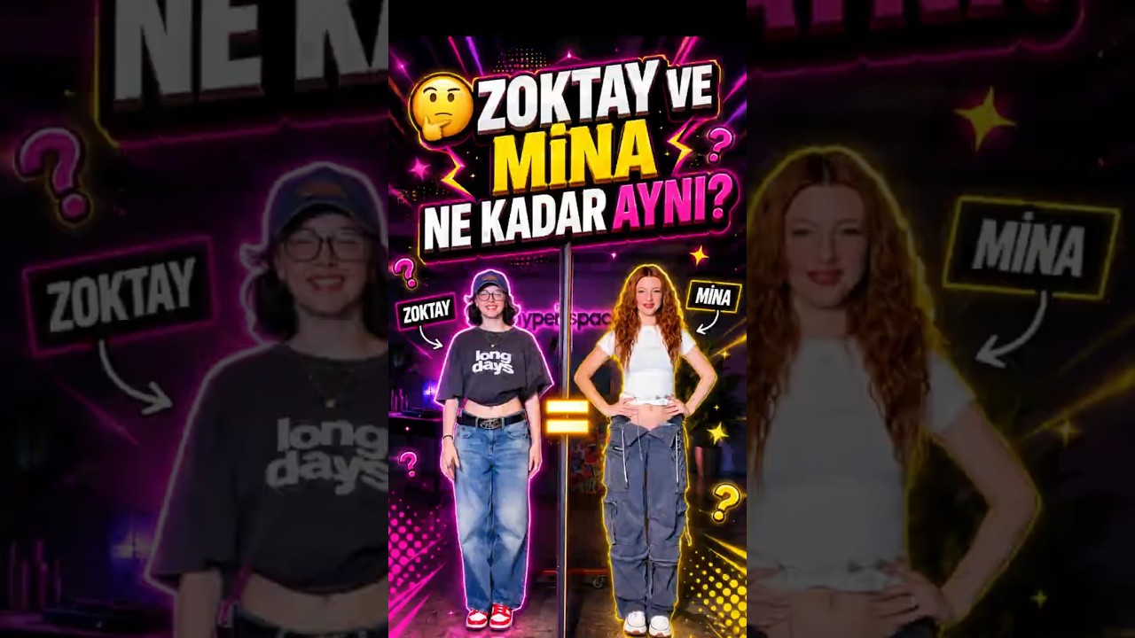 🤔Zoktay ve Mina Ne Kadar Aynı?💙❤️ #manifest #shorts