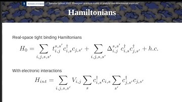 Session 1: Introduction to 2D materials, part 5
