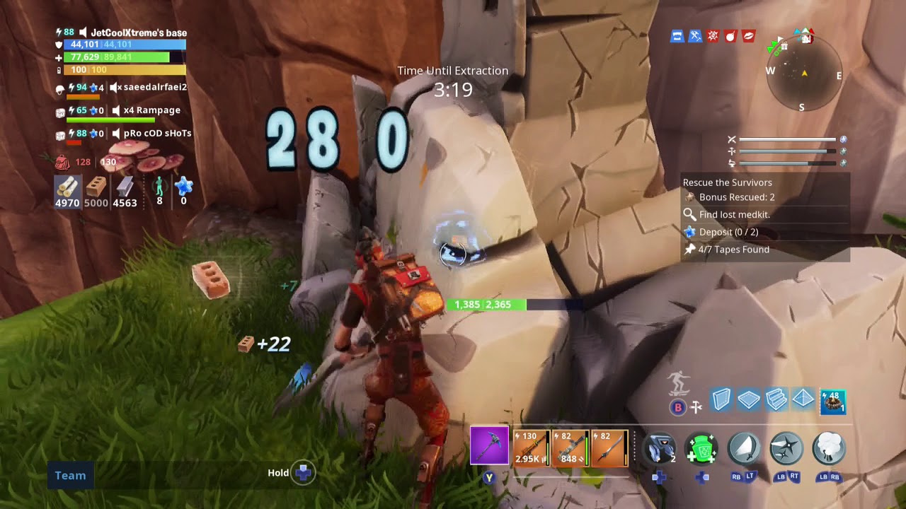 Fortnite Save The World First Two Twine Peaks Missions YouTube