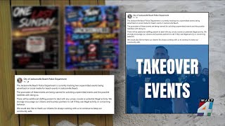 Jacksonville Beach Police says it’s tracking 2 unpermitted events being advertised in the area