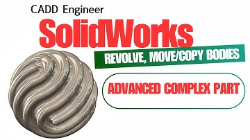 Complex Solid Modeling in SOLIDWORKS | Advanced Mechanical Part Design Tutorial | CAD Expert Level