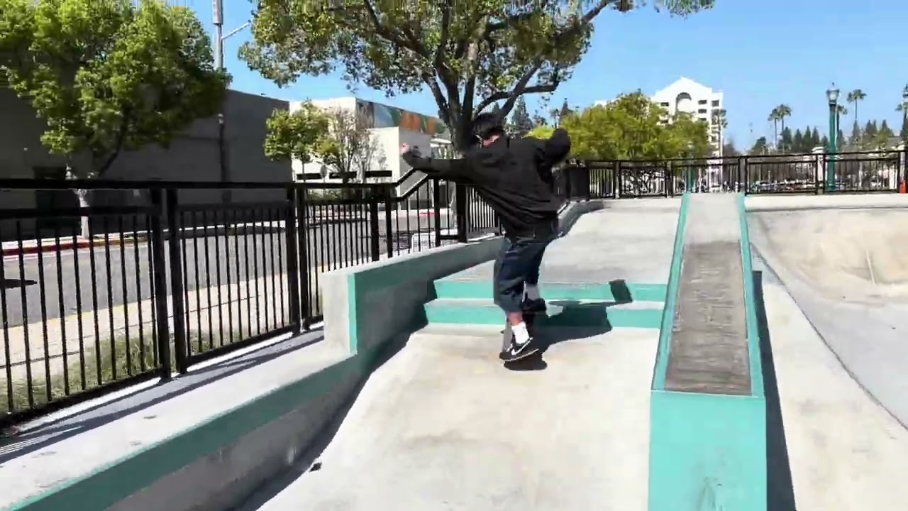 Game of Skate David vs Pedro at Anaheim Skatepark 