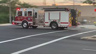 Engine 13 Responding to a vehicle fire
