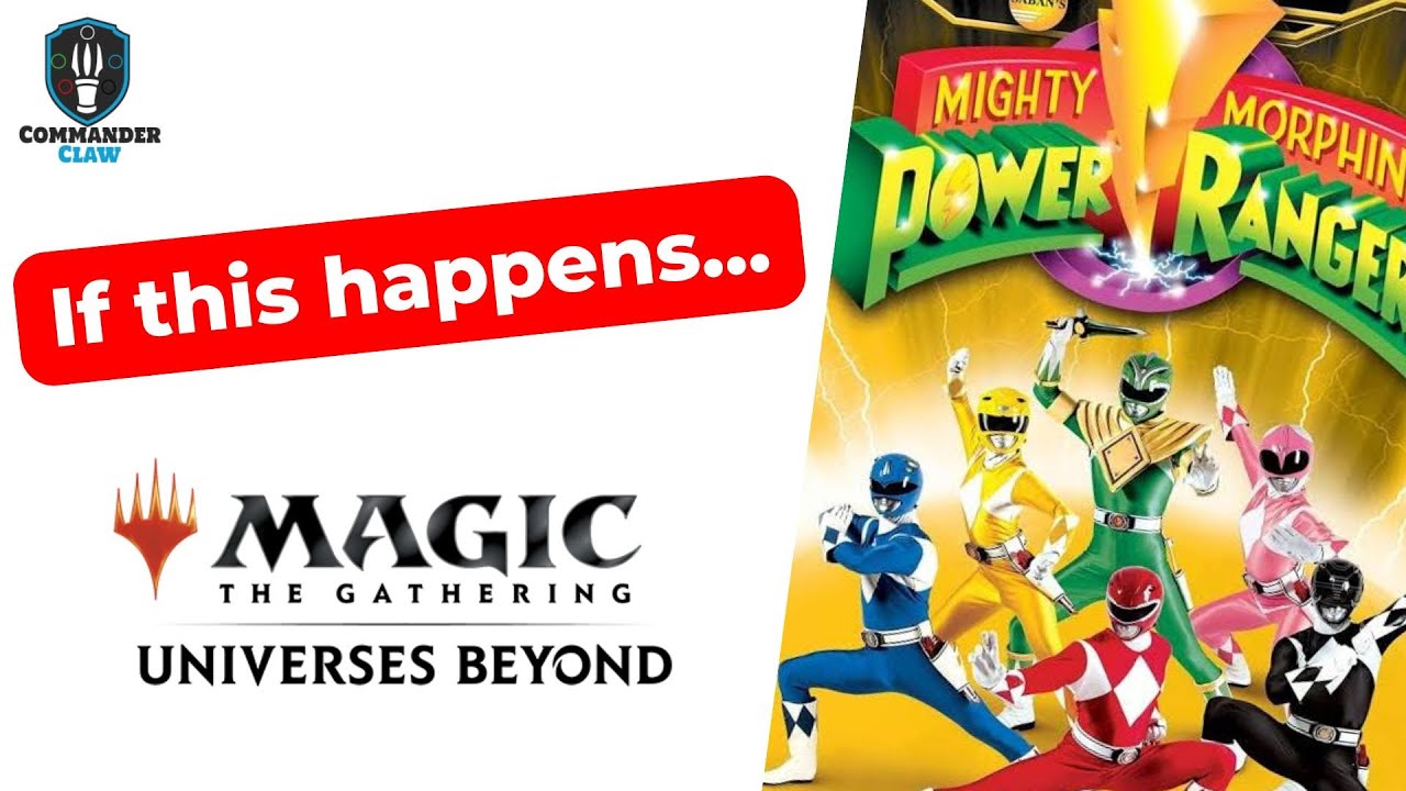 Would you buy a POWER RANGERS Magic the Gathering set? - YouTube