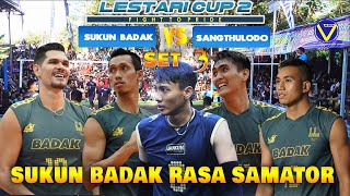 Sukun Badak Vs Sangthulodo - Set 3 - Lestari Cup 2 Rivan, Rendy, Yuda, Mahfud, Toiran.