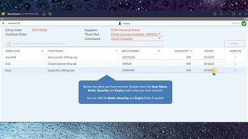Receiving stock - supplier invoices (mSupply Mobile)
