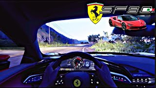 Crew Motorfest - FIRST POV DRIVE IN MY 1,000HP FERRARI SF90 STRADALE!!!! 🔥😱 *Crazy Pulls & Power*