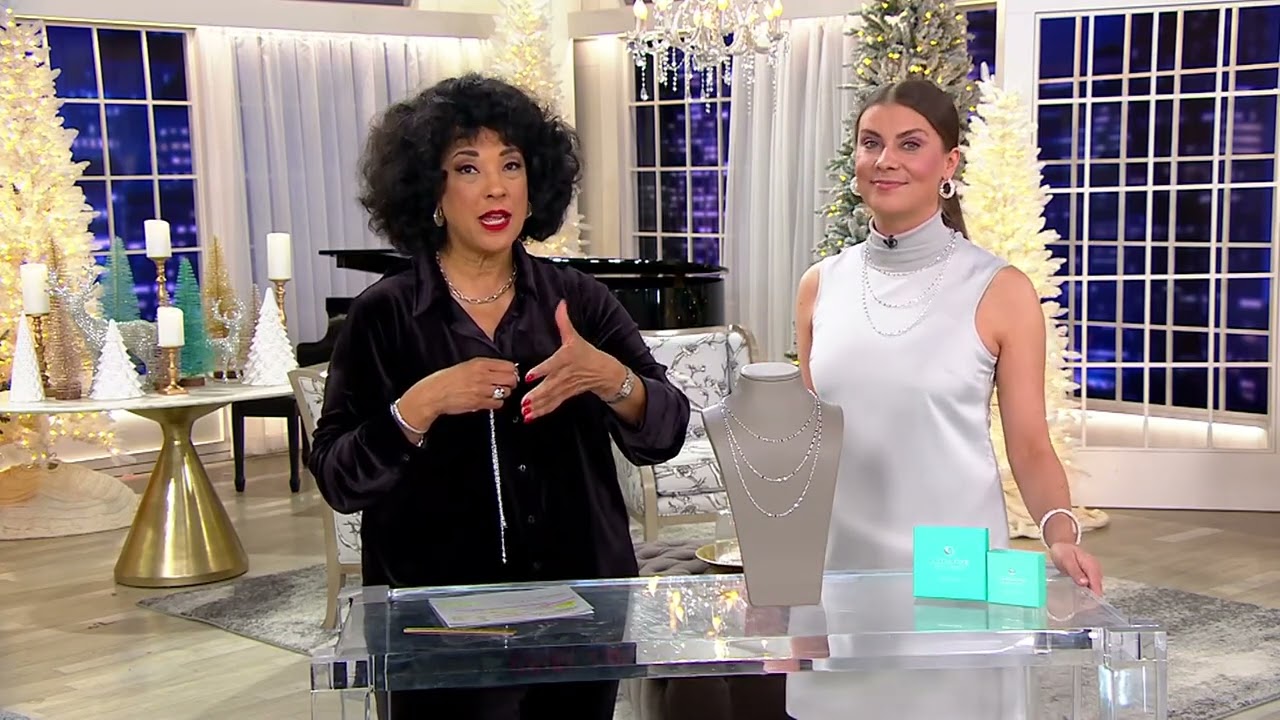 UltraFine 950 Silver Tri-Strand Shiny 18" Necklace on QVC