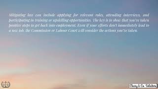 Mitigation of Loss in Unfair Dismissal Cases in Ireland - Cleary & Co. Solicitors