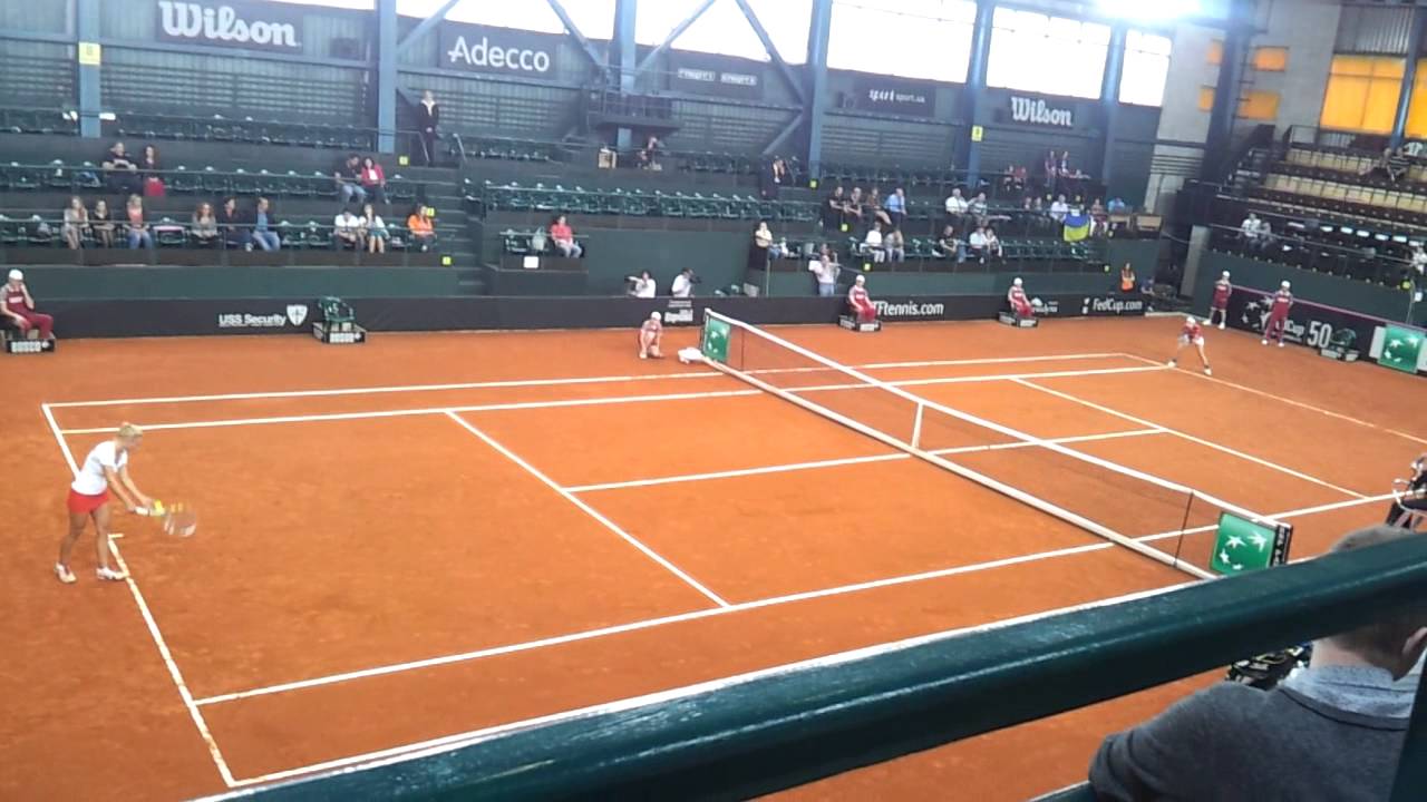 Fed Cup 2013 Ukraine - Canada Lesia Tsurenko - Sharon Fichman