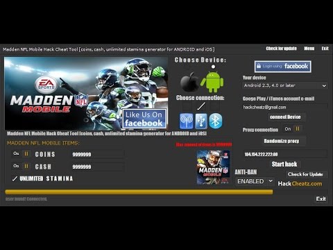 madden mobile 17 unlimited coins hack software bug youtube