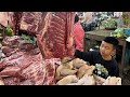 Market show: Chef Seyhak goes shopping and cooking - Mother and son cooking