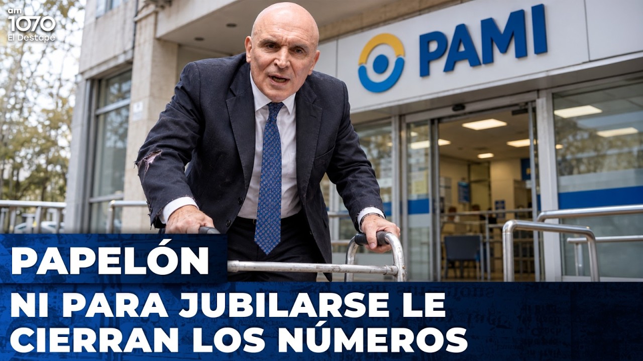 ►Reapareció Espert tramitando su jubilación y no le dan los números