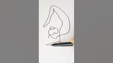 One line art #drawing #satisfying #lineart #art #speeddrawing #shorts #shortvideo