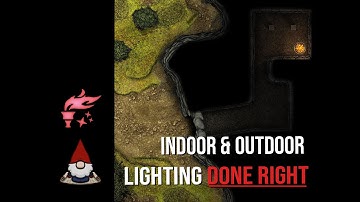 Indoor & Outdoor Lighting done RIGHT - Dungeondraft Tutorial