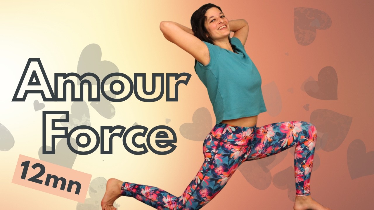 Vinyasa Yoga dynamique – Ouvrir le cœur 💛 et renforcer le dos (12 min)