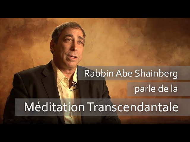 Rabbin Abe Shainberg pratique la Méditation Transcendantale