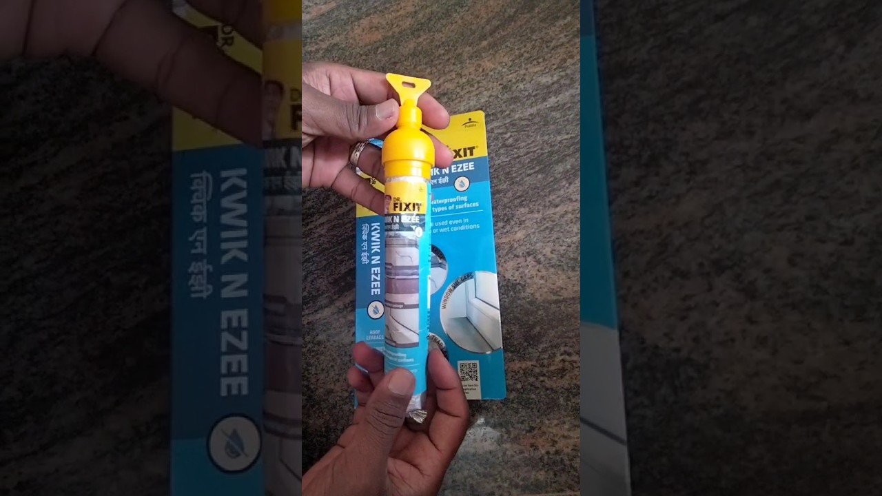 Dr fixit Kwik N Ezee best solution for gap fill crack fill & waterproofing unboxing #drfixit #shorts
