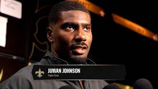 Juwan Johnson talks 2-TD Game in Saints' Loss to Raiders screenshot 5