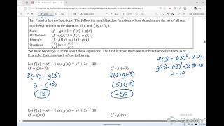 ColAlg 2-2-3 Operations on Functions