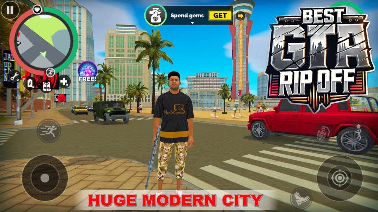 Best GTA Rip Offs | Vegas crime city | Fan Made | Android Gameplay ...