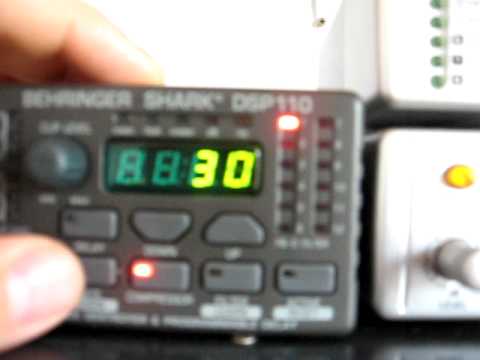 behringer shark dsp110 manual