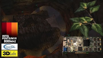 Unreal Tournament 640x480 3DLabs Oxygen GVX1 Pentium III OpenGL - Eternal Caves