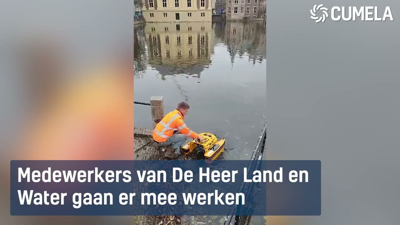 Autonoom vuil vangen met wethouder Barker