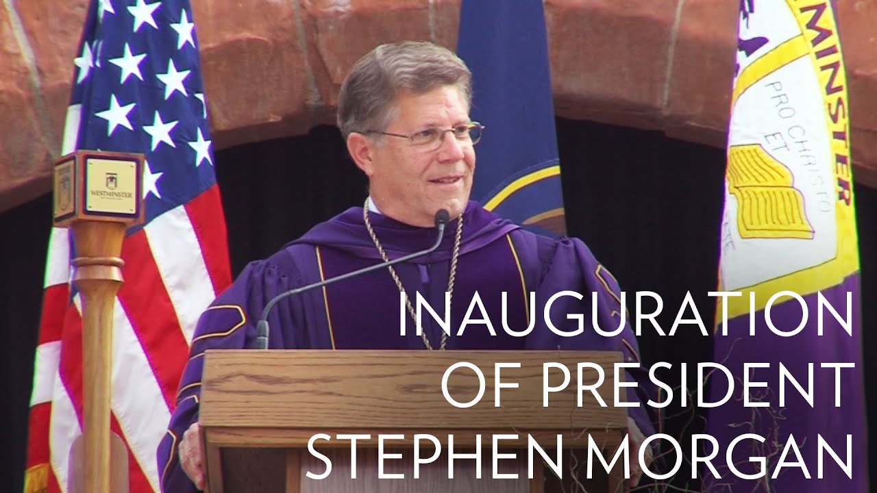 Steven R. Morgan Jr Inauguration of President Stephen R. Morgan - YouTube