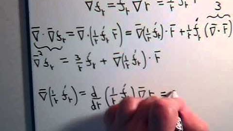 Vector Identity With Position Vector/Scalar Example 3