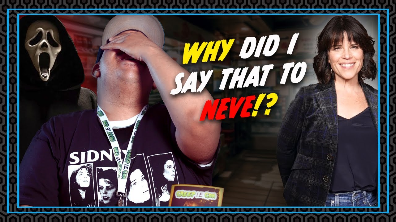 Horror Convention Chaos | I FINALLY met NEVE CAMPBELL!