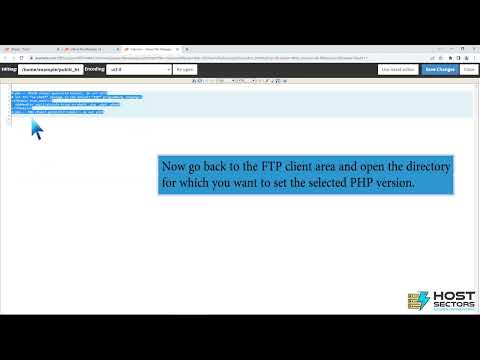 How to Set the PHP Version per Folder with HostSectors