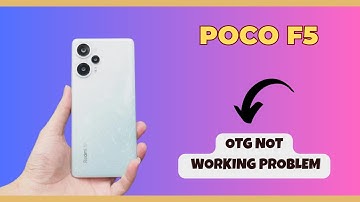 Otg not working problem POCO F5 || How to solve the OTG problems || Solution of otg issue