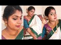 Onam make up look using affordable  products | make up look| wedding guest make up in malayalam