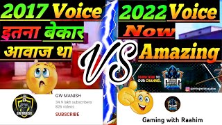 2017 Old Youtuber Vs 2022 Youtuber || @GAMINGWITHRAAHIM  2017 Vs 2022 ||