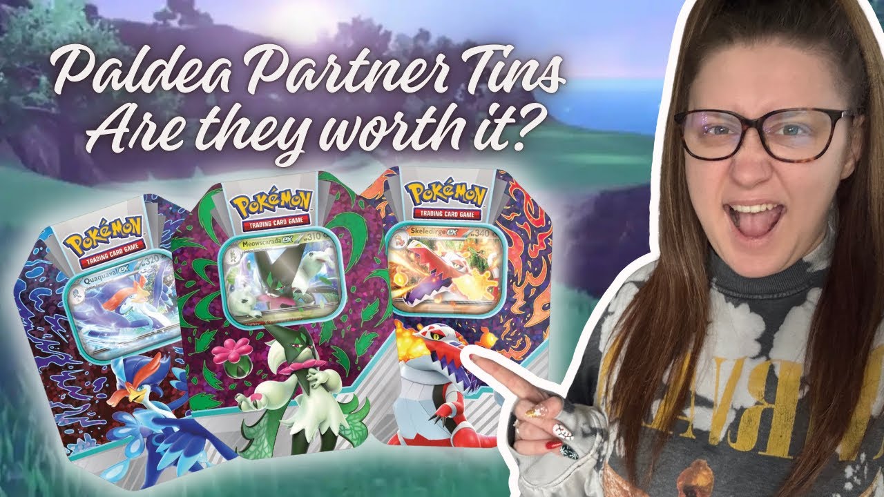 Unboxing the Paldea Partners Tins Set – Which Starter ex Tin Has the Best Packs?