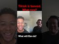 What happens now that Tiktok is banned? Elon?