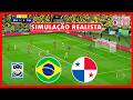 BRASIL X PANAMÁ | AMISTOSO INTERNACIONAL 2026 | eFootball PES 2021 Simulação