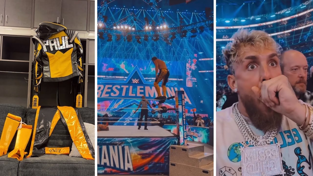 Behind The Scenes with Jake & Logan Paul at WrestleMania 38