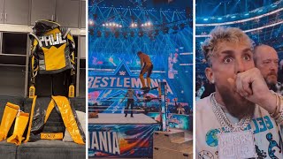 Behind The Scenes with Jake &amp; Logan Paul at WrestleMania 38