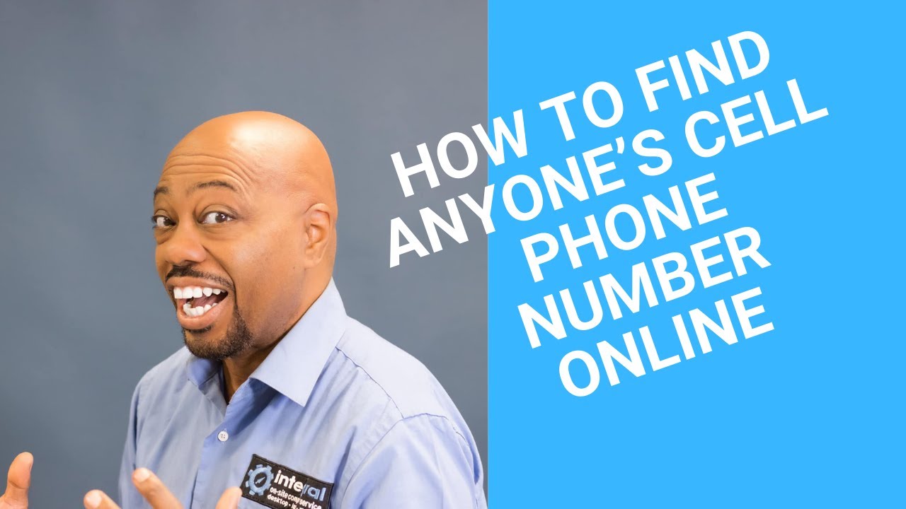 How To Find Anyone s Cell Phone Number Online YouTube