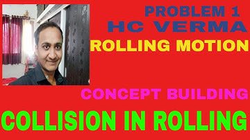 JEE | Collision in rolling motion | Rolling motion
