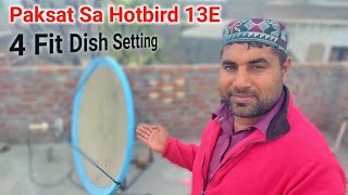 Paksat Say Hotbird 13e satellite Easily 4 Fit Dish alignment Setting | hotbird all channel on