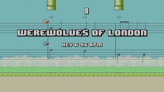 Werewolves of London 🐤🎹 Easy Piano for Beginners | Flappy Bird Play-Along screenshot 3