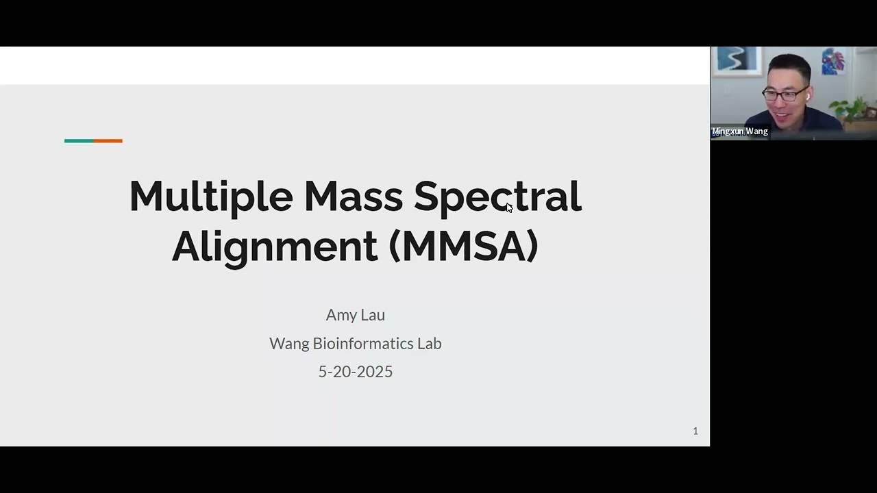 VMOL Seminar #38 - Multiple Spectrum Alignment (Amy Lau)